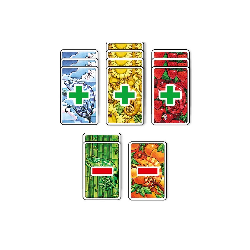 ABACUSSPIELE 08132 - Coloretto, Kartenspiel, Teal/Turquoise Green