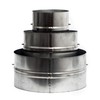 Vent Systems 6" Inch Backdraft Damper – Galvanized Steel Inline