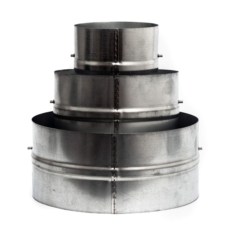 Vent Systems 6" Inch Backdraft Damper – Galvanized Steel Inline