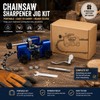Portable Chainsaw Sharpener Jig for Chain Maintenance – Hand-Crank Sharpening