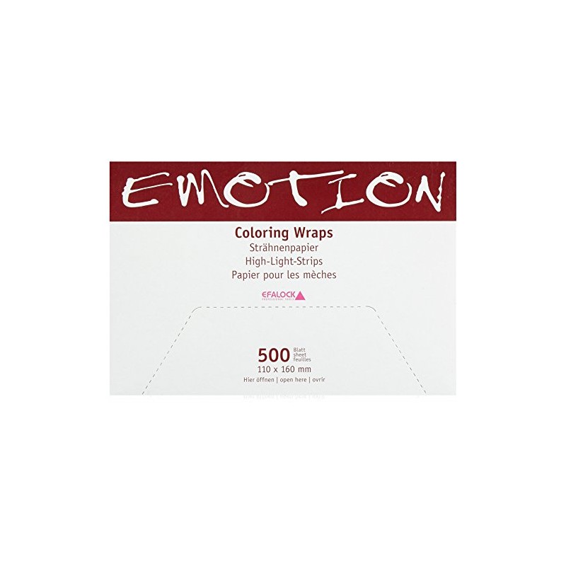 Efalock Professional Emotion Colouring Wraps, 110 mm x 160 mm,
