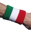 Unique Sports Italy Flag 4-inch Wristbands