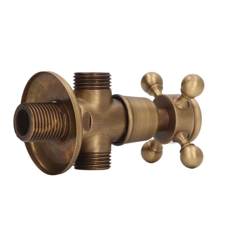 Angle Valve Vintage Style Brass High Hardness Good Sealing Cold