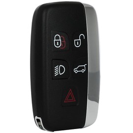 KEYALL 1 X Key Fob Shells Case for Land Rover for LR2 for LR4 or Range Rover for Range Rover Evoque for Range Rover Sport 2012-2017 KOBJTF10A LR078921 LR050787