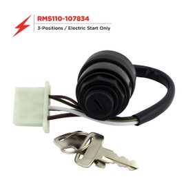 RMSTATOR Replacement 3 Position Key Switch for Yamaha Phazer 480 | VK 540 | Ovation 340 | Enticer 410 | Venture 480 | Inviter 300 1979-2005 OEM# 8K1-82510-20-00 8K1-82510-21-00 8K1-82508-20-00