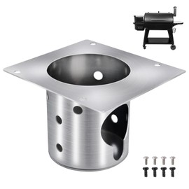 QuliMetal 304 Stainless Steel Fire Burn Pot for Pit Boss Pro Series 1150/1600 Pellet Grills, Pit Boss PB1150PS2, PB1150PS3, PB1600PS1 Grills, Upgraded Durable FirePot Accessories with Screws