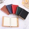 PATIKIL 6 Ring Binder Cover A7 Leather Notebook Binder Mini
