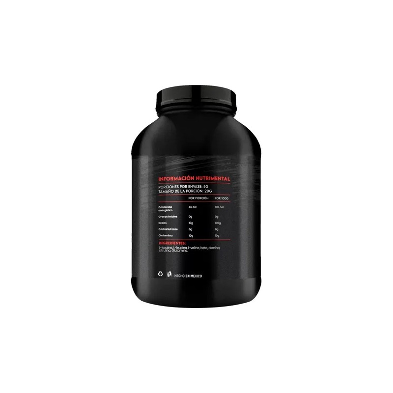 Aminoácidos Bcaas + Glutamina Wild Beard 1kg Varios Sabores