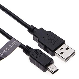 Mini USB Cable Cord for Canon PowerShot Series: SX60 HS, SX420, SX530, SX710 HS, SX610 HS, SX420, is HS IFC-200U, IFC-500U, IFC-400PCU Photo Video Data Sync Cord (2ft)