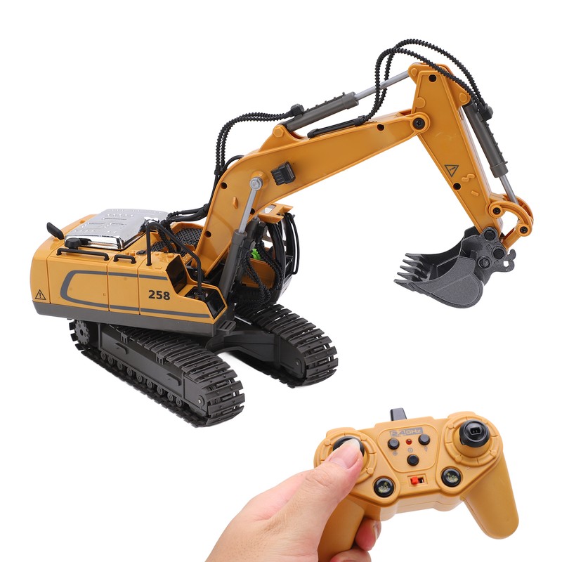 1/20 Excavator Rotate 680 Degrees 11 Channel Crawler Excavator Competition
