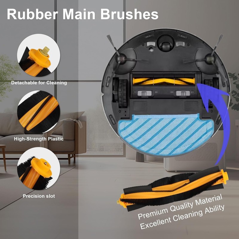 Meunmro 18Pcs Accessories Kit for Ecovacs Deebot Ozmo N8 T8