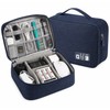 Waterproof Cable Storage Bag, Portable Electronic Organizer Case for USB