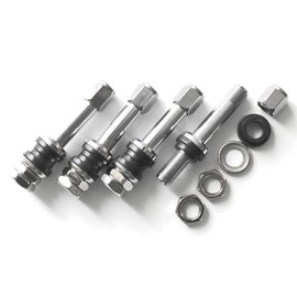Griplow 90 Degree Valve stem Size 2.36'' (60mm) for JDM, Euro, US 1 2 3 Multi-Piece Wheels Rim Cap tire (gw60)
