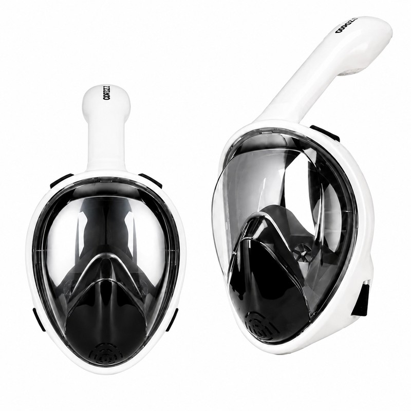 Full Face Snorkel Mask for Adults – Anti-Fog Wide View