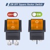 VEXUNGA Toggle Switch Rocker Switch 16A 250VAC 20A 125VAC 4-Pin