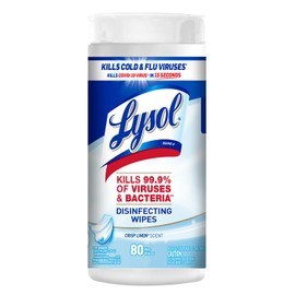 Lysol® Toallitas Desinfectantes para Superficies Crisp Linen 80 pz