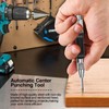 Center Punch, 2 Pcs Spring Loaded Center Hole Punch, Automatic