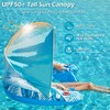 Jasonwell Pool Float with Canopy - Inflatable Pool Floaties Adult