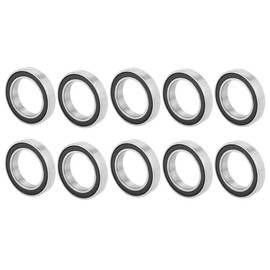 10Pcs 6803-2RS Ball Bearings 17mmx26mmx5mm Double Sealed Deep Groove Bearings High Speed Steel Ball Bearings for Industrial Equipment Micro Motors
