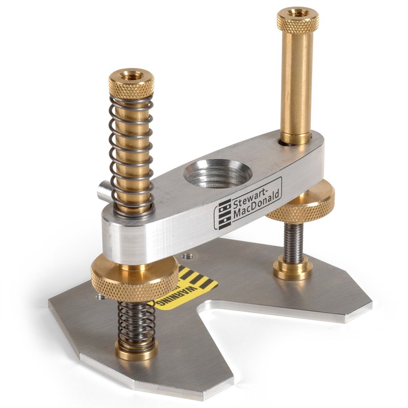 StewMac Precision Router Base – Stable Handheld Router Support for