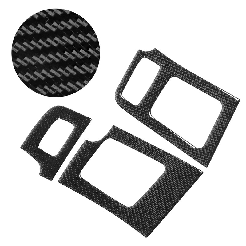 3pcs Dashboard Left Right Air Vent Trim Frame Decoration Fit