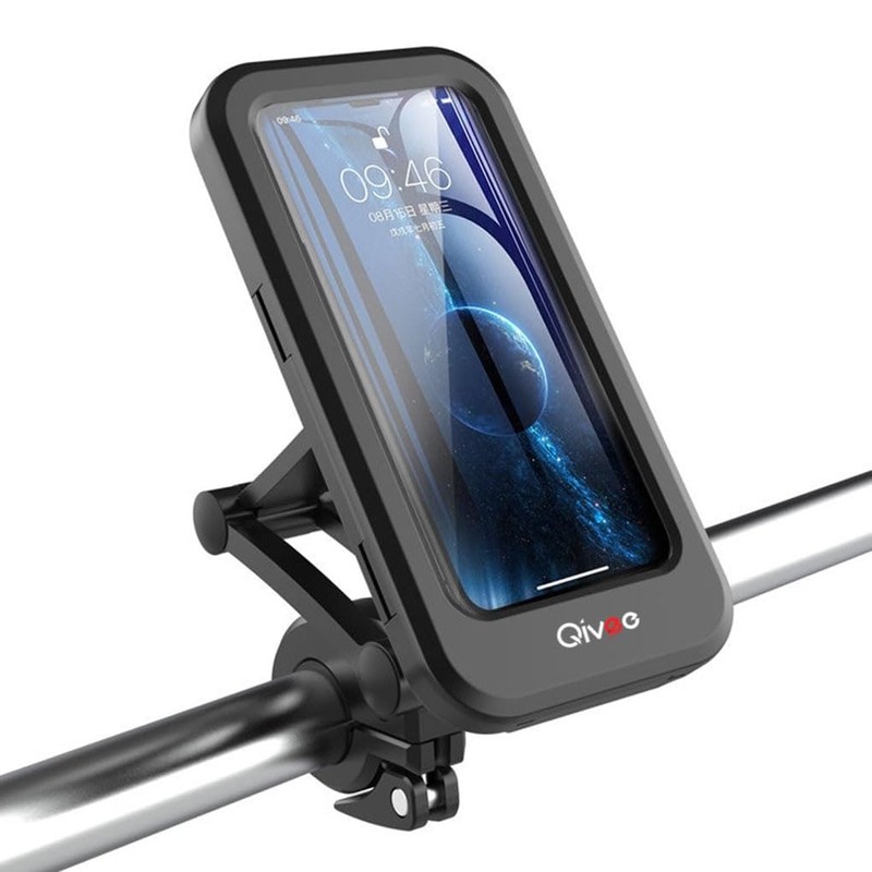 Qivee Fahrrad Motorrad Handy Halterung Halter Smartphone Wasserdicht bis 7,6