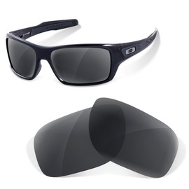 Polarized Black Iridium Reaplacement Lenses for Oakley Turbine