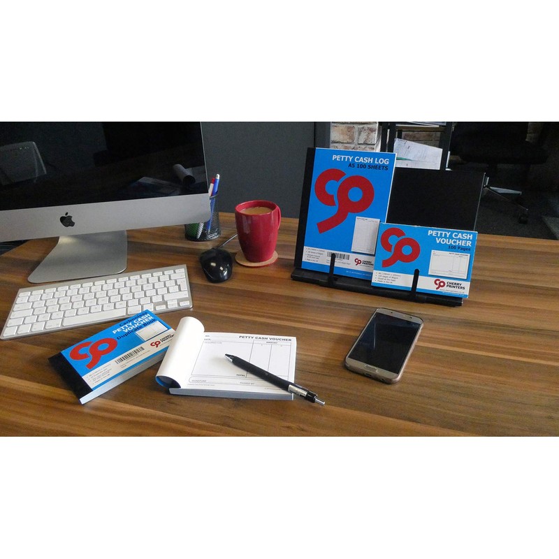 Cherry Carbonless NCR Petty Cash Voucher Duplicate Books A6 50