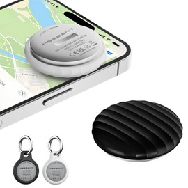 MSEBENT Tracker Tag - 2 Pack [Apple MFi Certified] Bluetooth Trackers Works with Apple Find My (iOS Only) - IP67 Waterproof Item Finders | Track Keys, Wallet, Luggage, Backpack