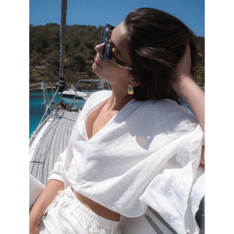 Purelei® Coastal Core Sunglasses, Fashionable Sunglasses in Black/Gold, UV400 Protection,