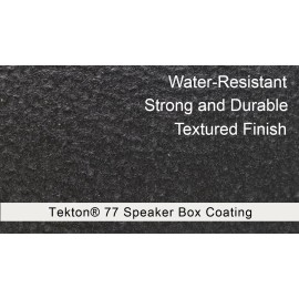 Tekton® Speaker Box Coating Protects Speaker Box Cabinets Quick Drying and Easy to Apply
