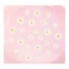 10 Strawberry Street Daisy Polka Dot Round Baker, Pink
