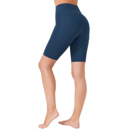 Los Ojos Women's Biker_Basics Shorts, True Navy, XL