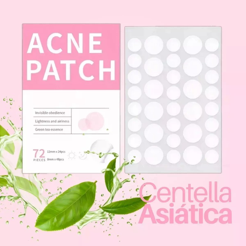 Veraly 72 Parches Invisibles Eliminar Acne Espinillas Granos Poro