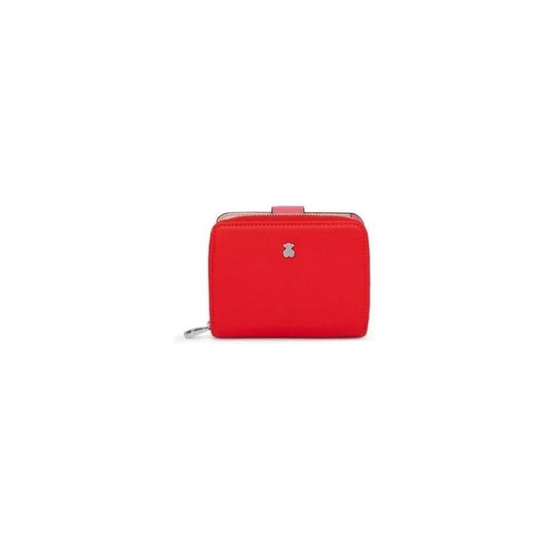 TOUS Women's S. New Dubai Saf. Tri-red Billfold, 10 x