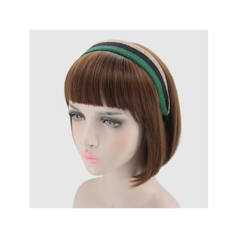 Lala 라라 트윙클 블랙그린 헤어밴드(LALAH199) Lala Twinkle Black Green Hairband