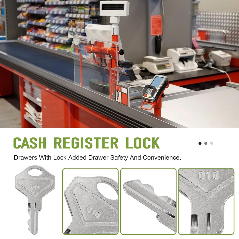 010 Key for Cash Drawer Fits for M-S 010R or