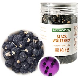 Black Goji Berries Black Wolfberry Tea Natural Wild Goji Berry Tea Grade A+ (Extra Large 150g)