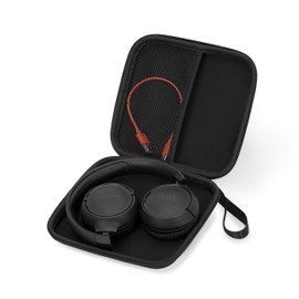 Ginsco Ultra-Slim Case Compatible with JBL Tune 510BT Bluetooth Headphones, with JBL Tune 520BT/670NC Live 460NC, Wireless On-Ear Headphones, Travel Carrying Headphone Case (Black)