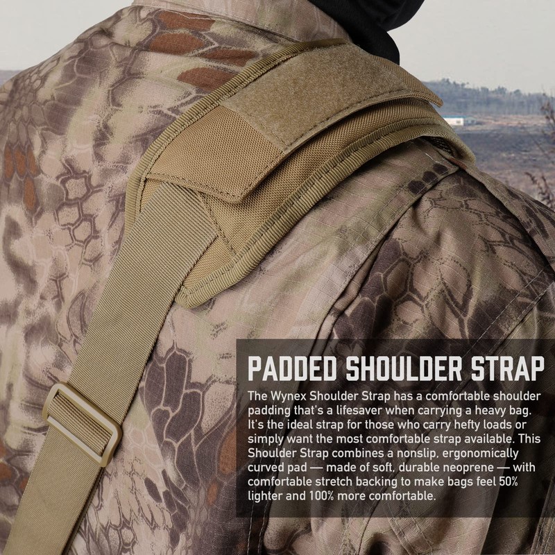 WYNEX Shoulder Strap Pad for Tactical Bag, Universal Bag Strap