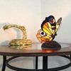 RADIANCE goods Tiffany-Style 1 Light Butterfly Accent Table Lamp 9"