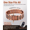 Copper Bracelet for Men, 99.99% Pure Copper Jewelry Cross Magnetic