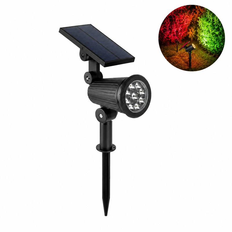 Solar Spot Light for Outdoor Decoration – 9-LED Adjustable Brightness