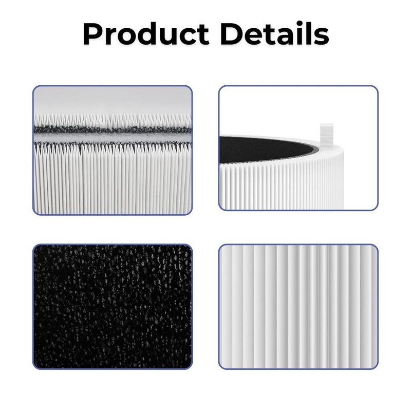 1 Pack Mini Max Replacement Filter For Blueair Blue Pure