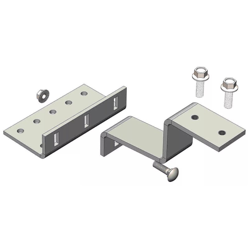 Magerack Top Mount Tile Hook Bracket w Flashing Solar Panel