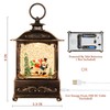 Christmas Snow Globe Lantern Christmas Decorations Water Glittering Lanterns with