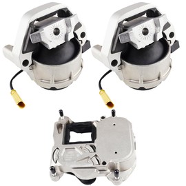3PCS Engine Motor Mounts and Transmission Mount Compatible with Audi A6 A7 Quattro Premium Prestige Sport Competition 3.0L V6 2012-2018, 4G0399153A 4G0-399-153-A