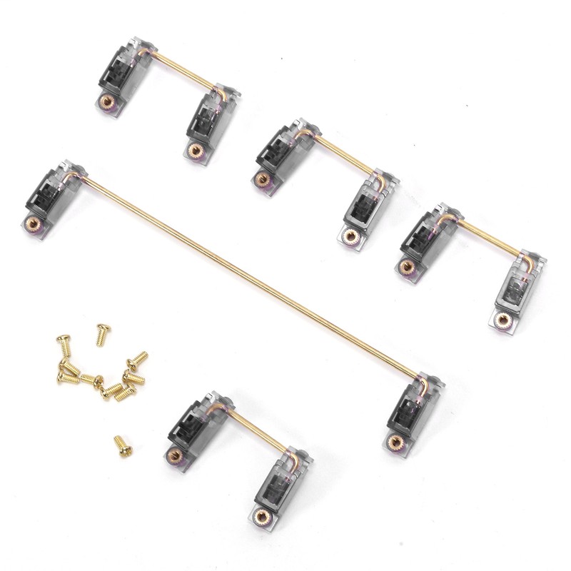 Mechanical Keyboard Stabilizer with GoldPlated Screws Computer Accessory for DIY