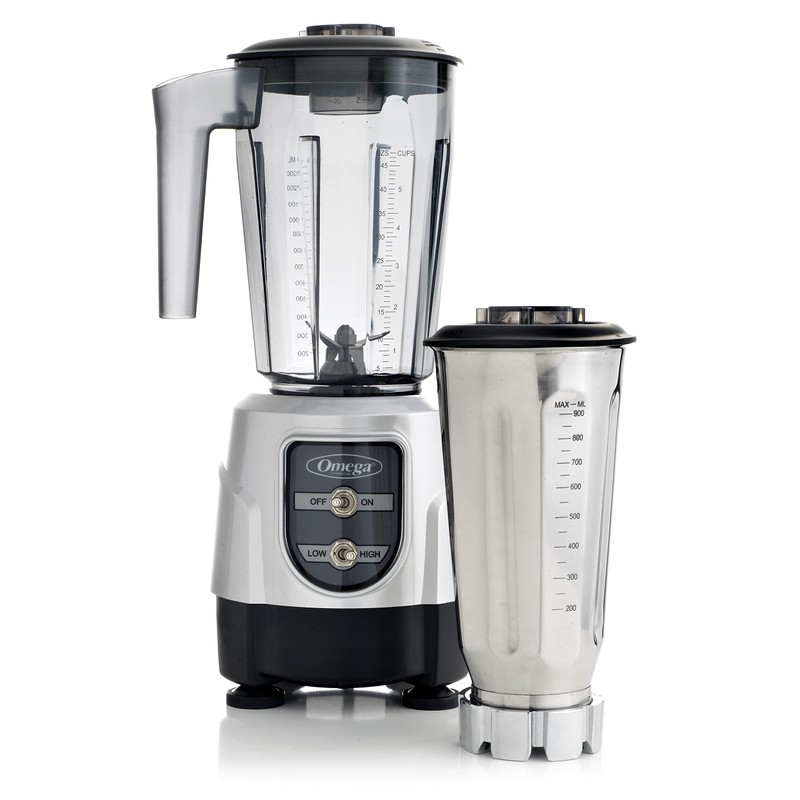 Omega BL390S Blender 1-HP Motor with Tritan Copolyester and Stainless