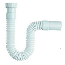 Waste Trap 1 1/2'' to 40/50mm - Universal - Flexi Waste - Bath - Sink - Flexible Pipe Connector